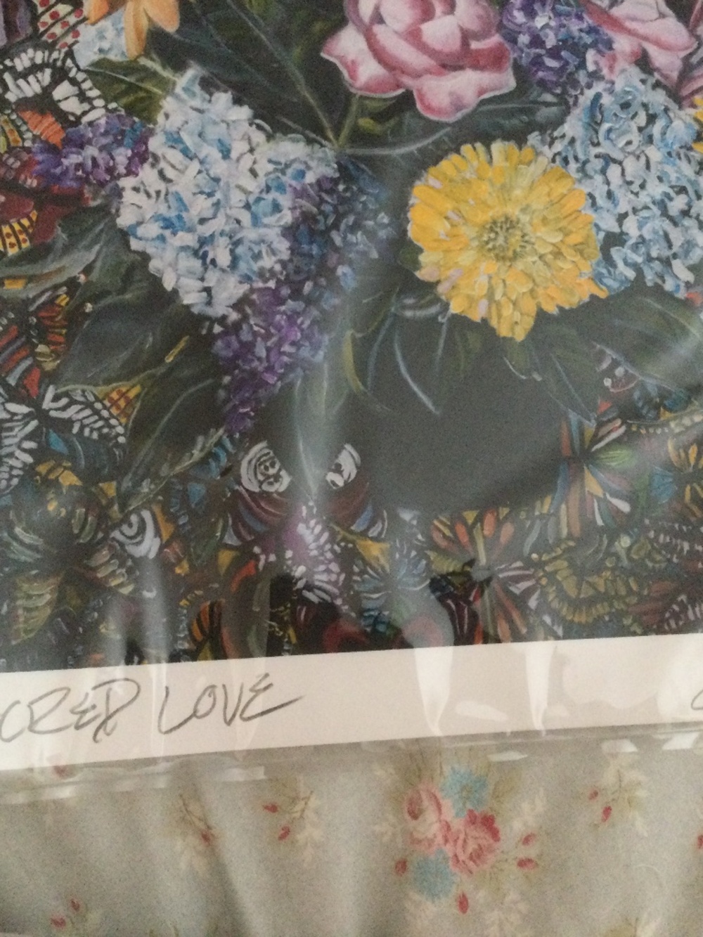 Floral Art Print 13” x 19” signed
